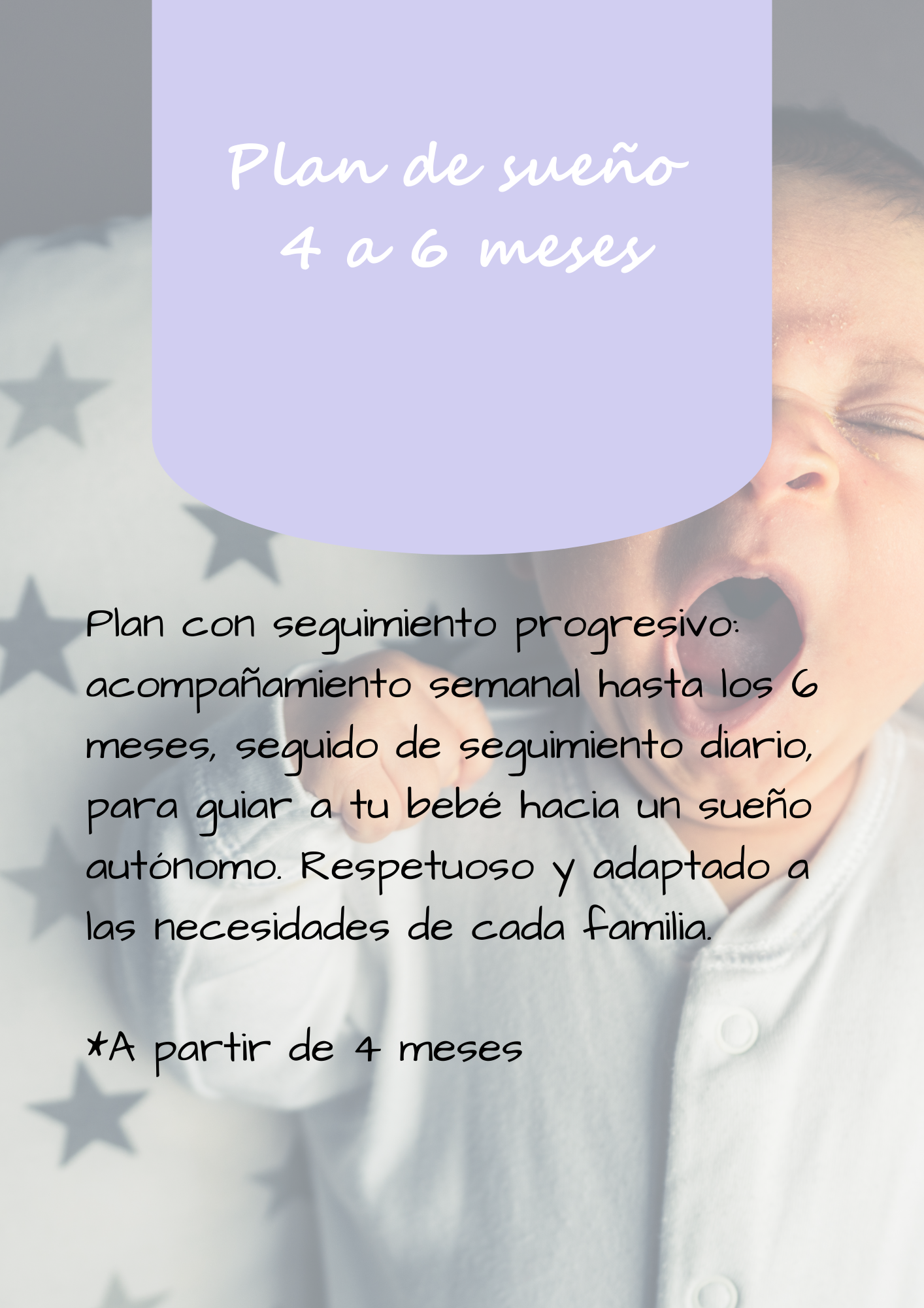 Plan de sueño de 4 a 6 meses